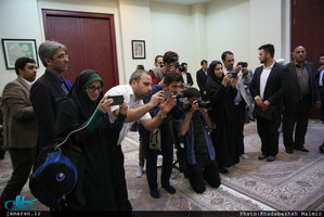 دیدار اعضای شورای اسلامی شهر تهران با سید حسن خمینی 