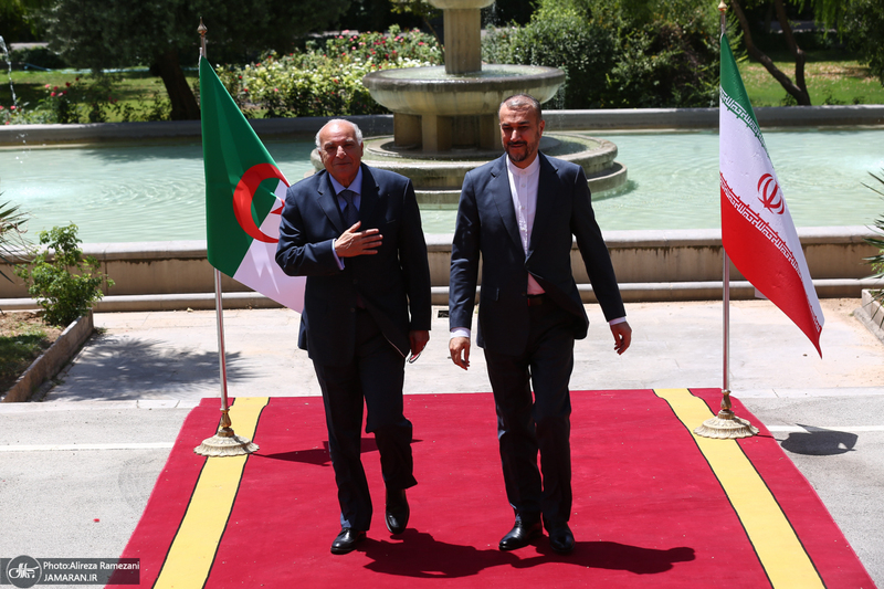 دیدار وزرای خارجه الجزایر و ایران