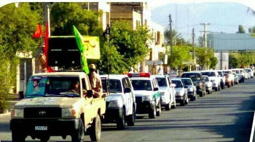 رژه حماسی نیروهای مسلح در هفت شهر جنوبی کرمان برگزار شد