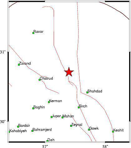 زلزله پنج ریشتری هجدک کرمان خسارتی نداشت