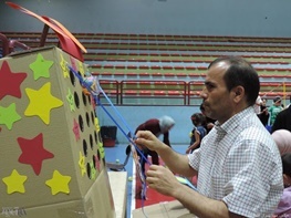 تصاویر | اولین فستیوال بازی‌های پدر، مادر و کودک در آذربایجان‌غربی