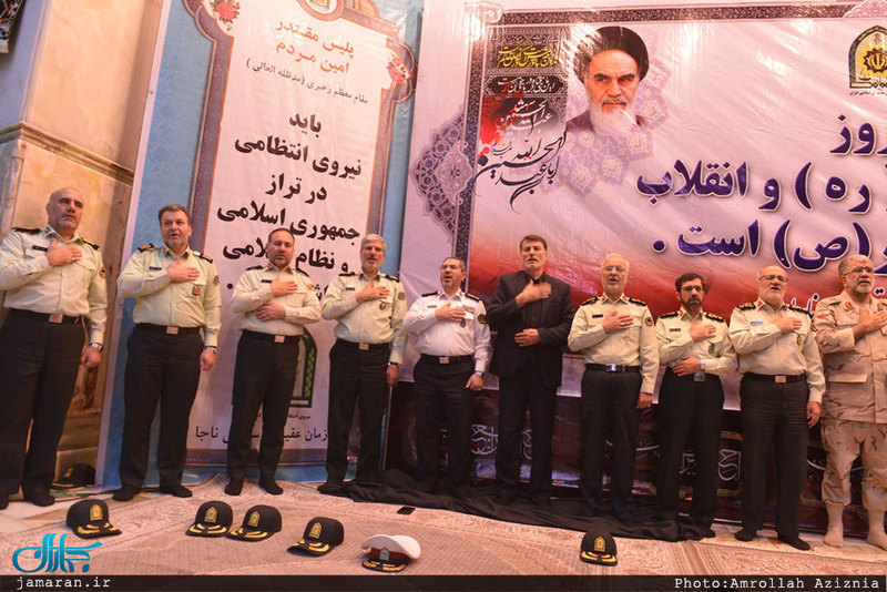 تجدید میثاق جمعی از فرماندهان ناجا با آرمان‌های بنیانگذار انقلاب اسلامی 