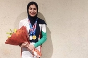 مدال طلای دختر سنگنورد ایران در ماده سرعت قهرمانی آسیا