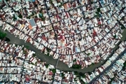 عکس روز نشنال جئوگرافیک؛ تصویری هوایی از منطقه‌ای در شهر هوشی مین ویتنام