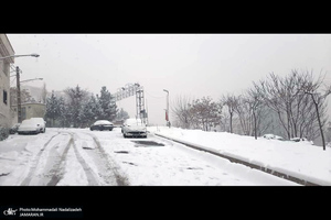 برف امروز تهران - 25 دیماه 1401