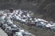 ترافیک سنگین در محور کرج-چالوس