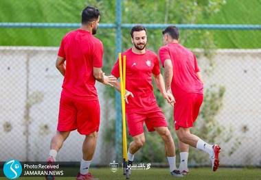 برگزاری اولین تمرین پرسپولیس در غیاب سرمربی و خارجی ها