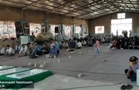 مراسم دعای عرفه در حسینیه گردان تخریب لشکر ظفرمند محمد رسول الله (ص) برگزار شد + تصاویر