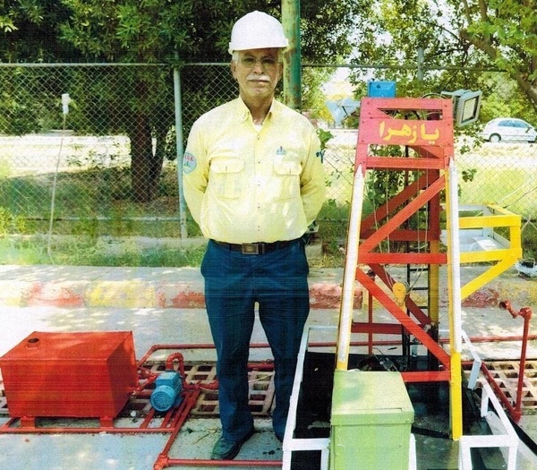 ساخت سامانه اطفاء حریق خودکار دکل توسط کارمند نفت و گاز کارون