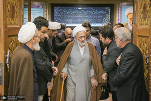مراسم بزرگداشت آیت موسوی تبریزی در قم