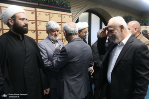 مراسم گرامیداشت شهید علی لاریجانی در مسجد بلال صدا و سیما