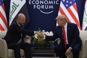 دیدار رئیس جمهور عراق با ترامپ+عکس