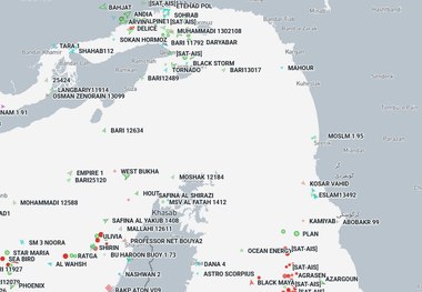  برخلاف ادعای ترامپ ترددی در تنگه هرمز نیست + عکس