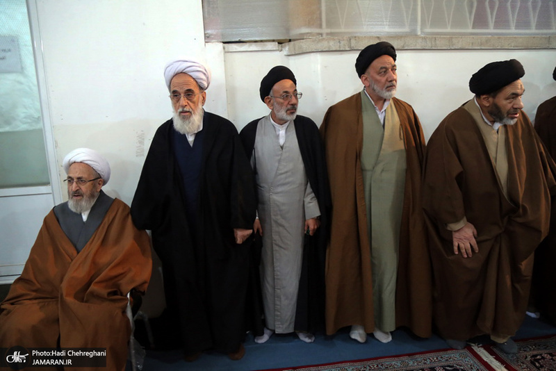 مراسم رونمایی از کتاب الفقاهه اثر آیت الله العظمی درچه ای  با حضور آیت الله سبحانی