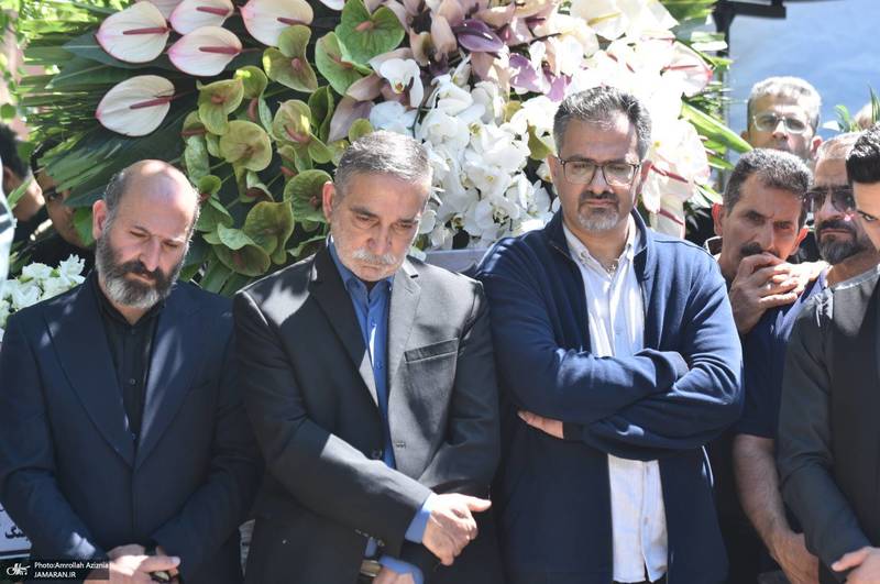 مراسم چهلمین روز درگذشت حمید هیراد در بهشت زهرا