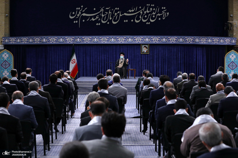 دیدار دست‌اندرکاران دومین کنگره شهدای ورزشکار با رهبر معظم انقلاب