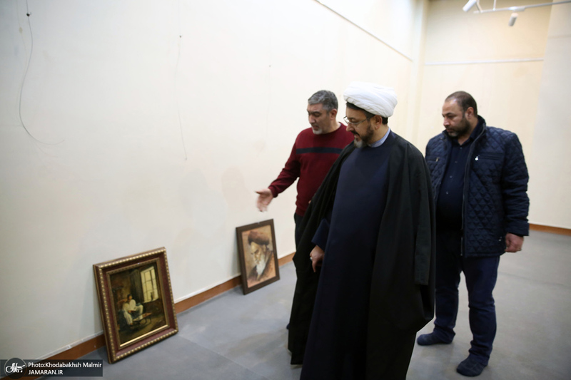 بازدید رئیس موسسه تنظیم و نشر آثار امام خمینی (س) از مراحل آماده‌سازی هفته فرهنگی بر آستان آفتاب