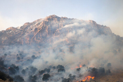 آتش سوزی در ارتفاعات کوه پهن گچساران