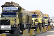 کامیون‌داران فارس همسنگر مردم در نبرد با کرونا