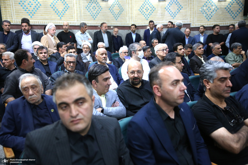 مراسم یادبود حاجیه خانم خدیجه خاتمی در مسجد امیرالمومنین (ع) -1