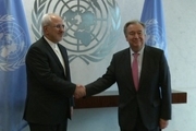 «ظریف» با «دبیرکل سازمان ملل» دیدار کرد 
