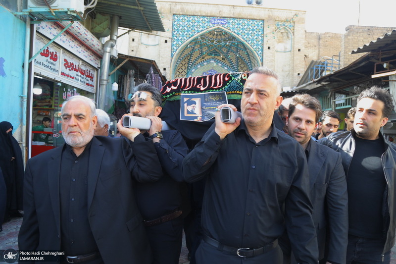 مراسم تشییع آیت الله موسوی تبریزی (ره)