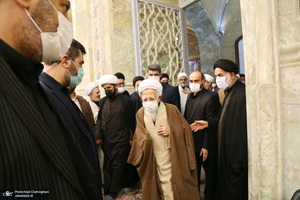 مراسم بزرگداشت همسر آیت الله جوادی آملی در مسجد اعظم قم