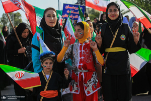 رزمایش «دختران جان‌فدای ایران» در فسا