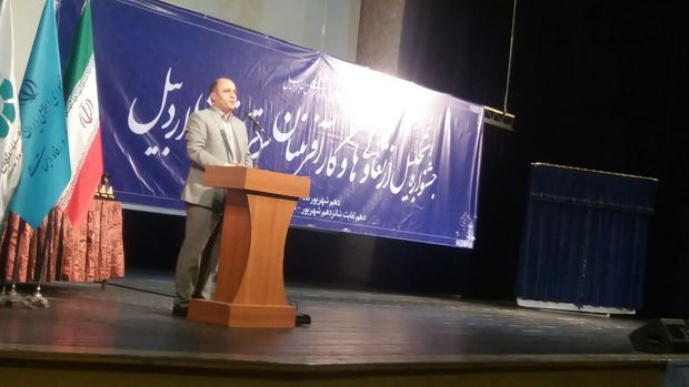 جشنواره تجلیل از تعاونی‌ها و کارآفرینان برتر در اردبیل برگزار شد