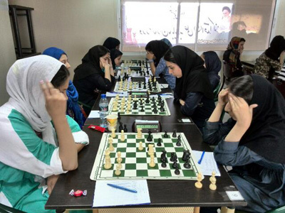 برگزاری مسابقات شطرنج سریع بانوان در قزوین