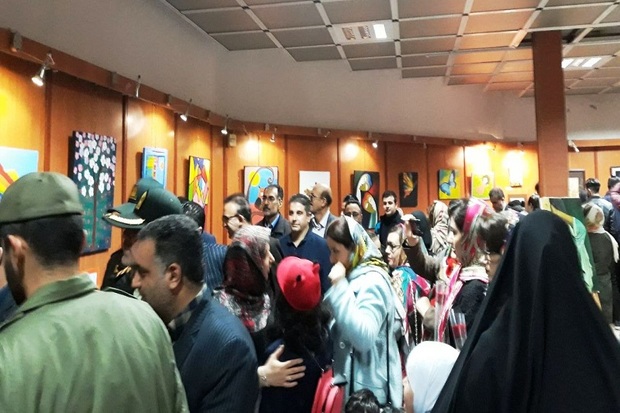 نمایشگاه گروهی نقاشی در آستارا چشم ها را خیره کرد