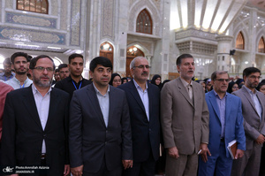 تجدید میثاق دانشجویان هشتمین دوره اردوی ملی طریق جاوید با آرمان های امام خمینی(س)