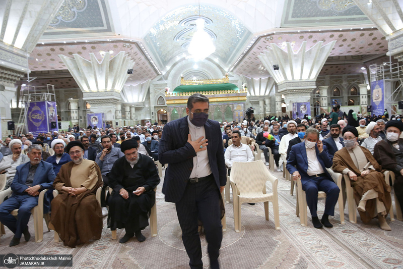 مراسم چهلمین روز ارتحال سید محمود دعایی در حرم مطهر امام خمینی