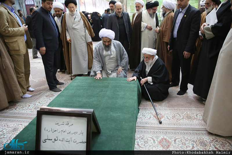 تجدید میثاق هیأت رئیسه و اعضای مجلس خبرگان رهبری با آرمان های امام خمینی(س)