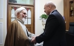 نشست روسای سابق و فعلی مجلس در بهارستان با حضور قالیباف، ناطق نوری، حدادعادل و علی لاریجانی + عکس ها