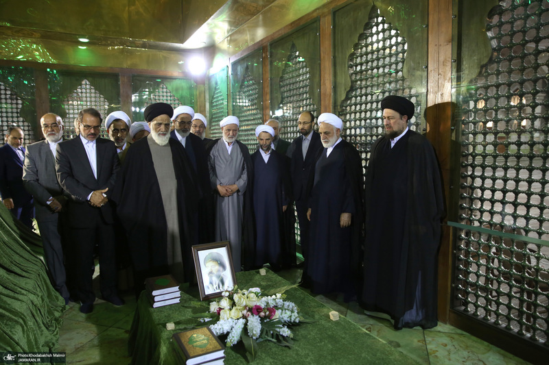 مراسم تجدید میثاق رئیس و کارکنان قوه قضاییه با آرمان های امام؛