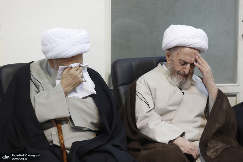 مراسم سالگرد همسر آیت الله العظمی سبحانی