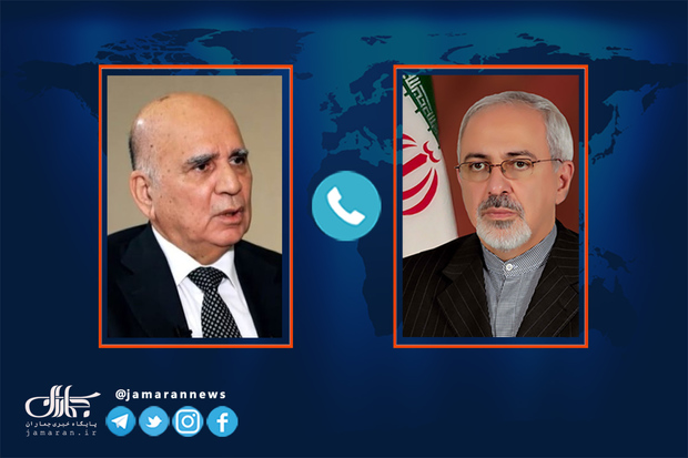گفت و گوی ظریف با وزیر خارجه جدید عراق