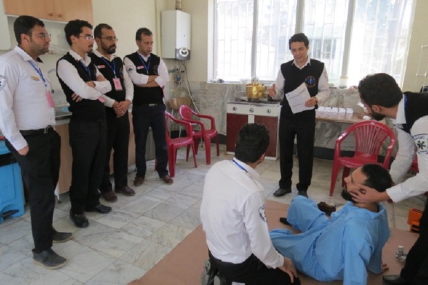 کارگاه پیش ‌بیمارستانی بیماران 'ترومایی' در نائین برگزار شد