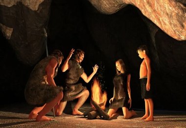 نخستین آشپزی انسان با آتش 

