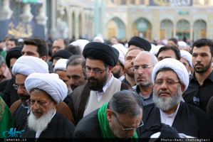 تشییع و خاکسپاری آیت الله روح الله شاه آبادی(ره)