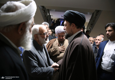 دیدار رئیس، مدیران و جمعی از کارکنان کمیته امداد امام خمینی (ره) با سید حسن خمینی