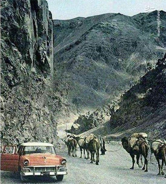 عکس | جاده هراز شش دهه قبل!