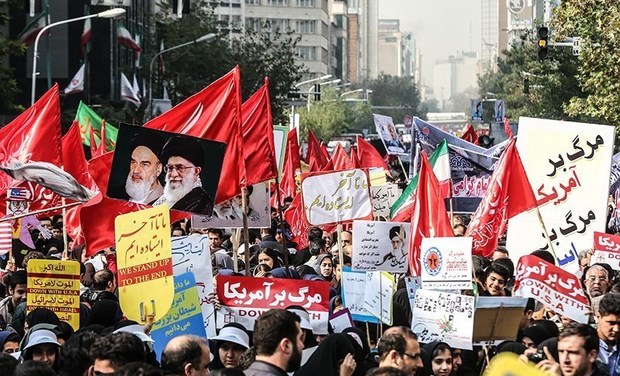 مردم ایران امروز توطئه جدید دشمنان نظام و انقلاب را محو می کنند