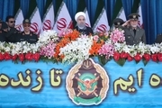 روحانی: از ارتش جمهوری اسلامی ایران به نیکی و عظمت یاد می شود
