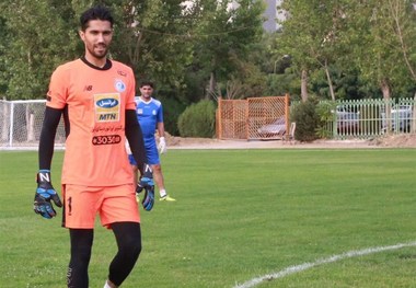 حضور حسینی در تمرین امروز استقلال + عکس
