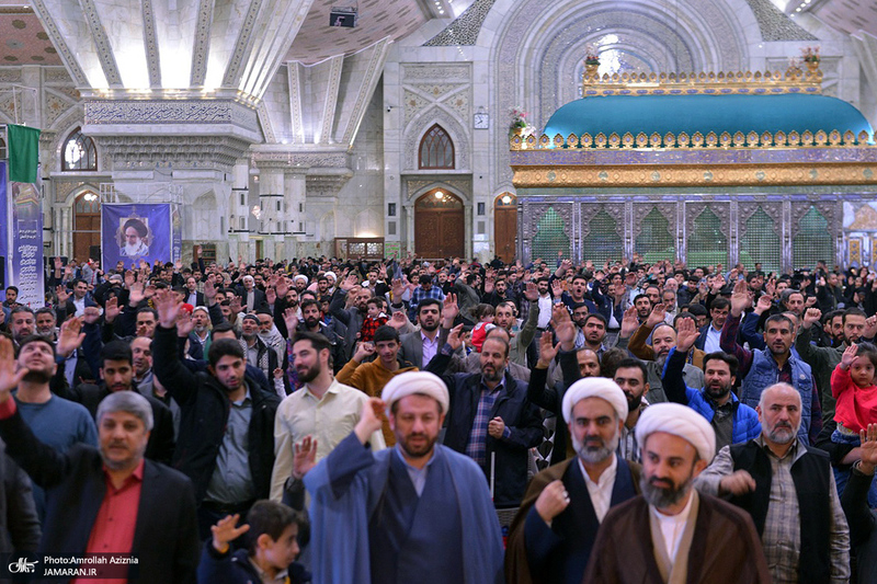 مراسم جشن اعیاد شعبانیه در حرم مطهر امام خمینی