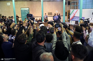 حضور سید حسن خمینی در انتخابات ریاست جمهوری چهاردهم