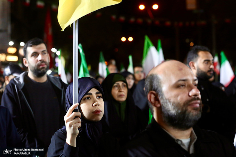 چهل و چهارمين شب اجتماع پرشور مردم در تهرانپارس