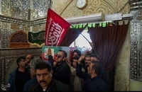 تشییع پیکر شهید دانش آموز علی حق شناس در حرم شاهچراغ (ع) (5)